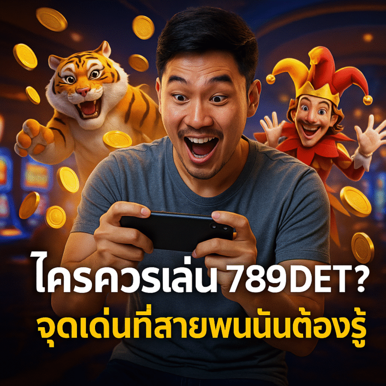ใครควรเล่น 789DET? จุดเด่นที่สายพนันต้องรู้