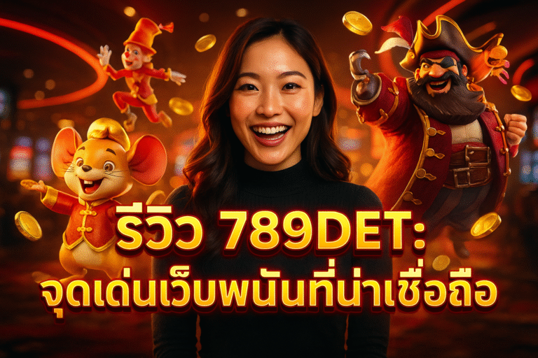 รีวิว 789DET: จุดเด่นเว็บพนันที่น่าเชื่อถือ