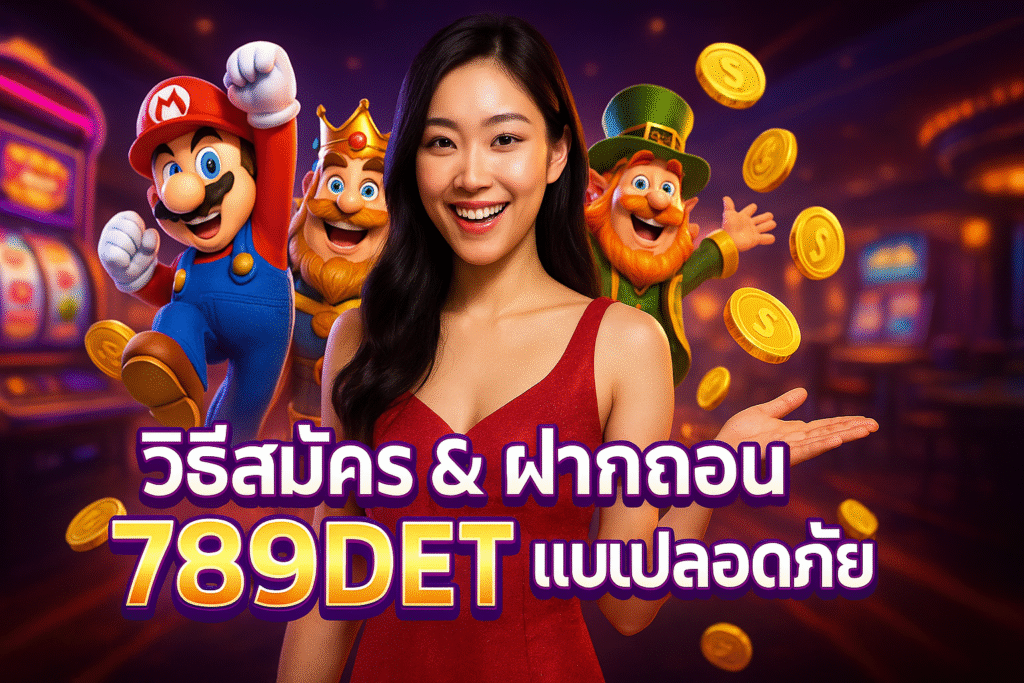 วิธีสมัคร & ฝากถอน 789DET แบบปลอดภัย