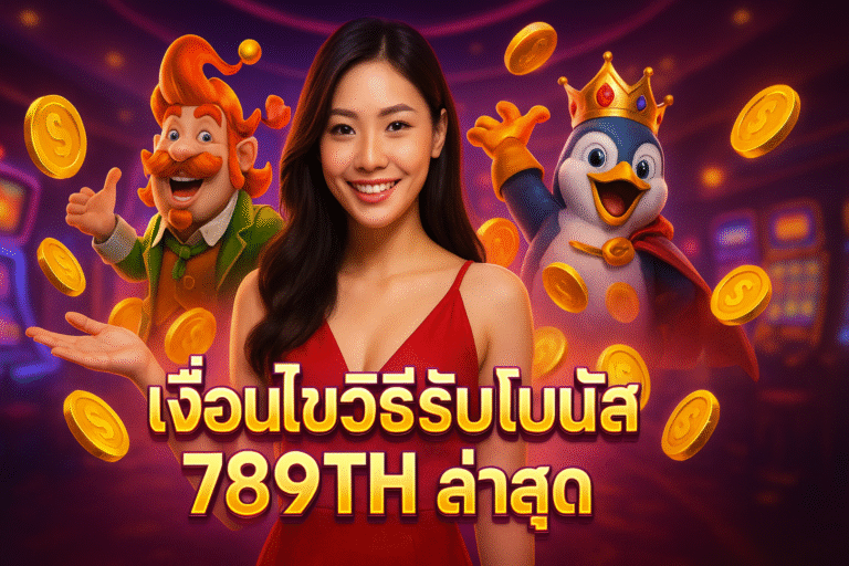 เงื่อนไขวิธีรับโบนัส 789TH ล่าสุด